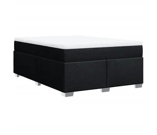 Kontinentaalvoodi Madratsiga,Must, 140X190 cm Kangas