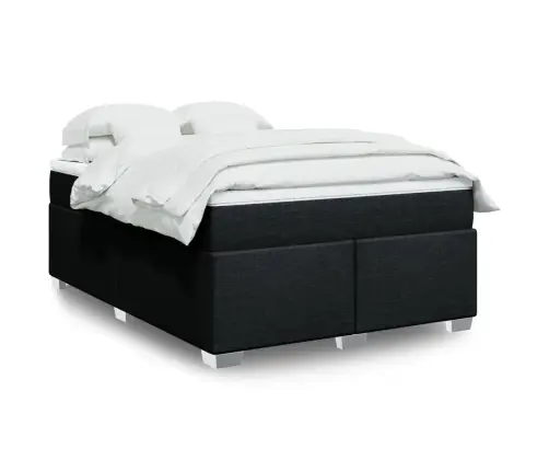 Kontinentaalvoodi Madratsiga,Must, 140X190 cm Kangas