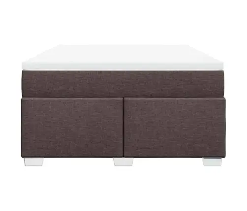 Kontinentaalvoodi Madratsiga, Tumepruun, 140X190 cm Kangas