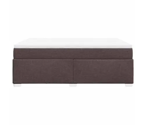 Kontinentaalvoodi Madratsiga, Tumepruun, 140X190 cm Kangas