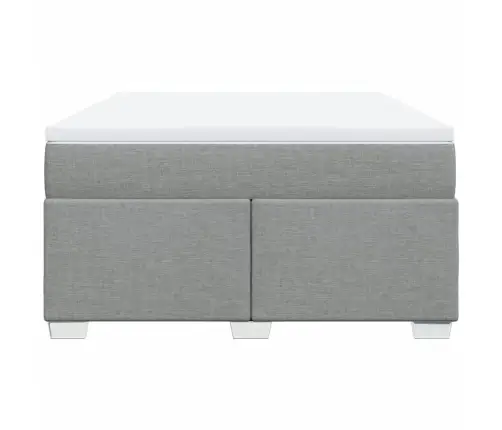 Kontinentaalvoodi Madratsiga, Helehall, 160X200 cm Kangas