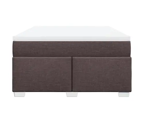 Kontinentaalvoodi Madratsiga, Tumepruun, 160X200 cm Kangas