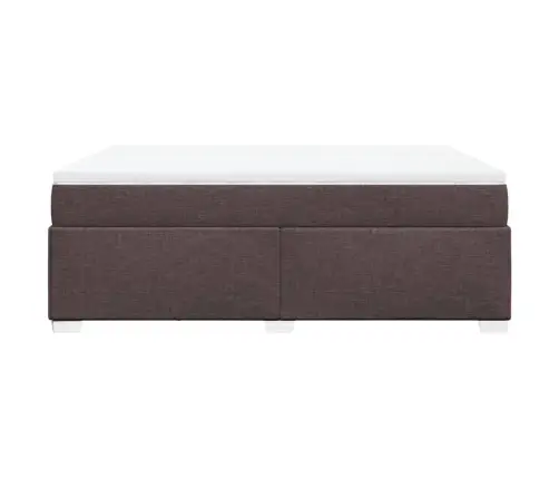 Kontinentaalvoodi Madratsiga, Tumepruun, 160X200 cm Kangas