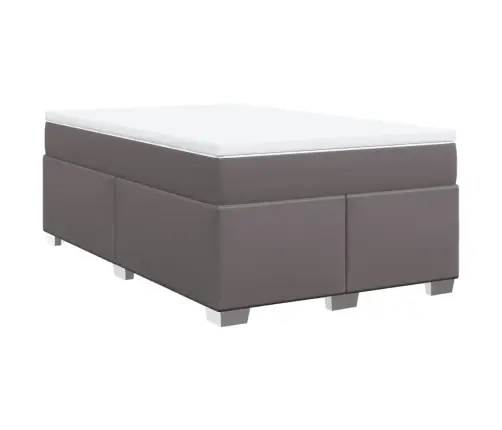 Kontinentaalvoodi Madratsiga, Hall, 120 X 190 cm Kunstnahk