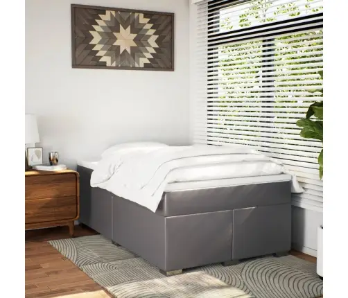 Kontinentaalvoodi Madratsiga, Hall, 120 X 190 cm Kunstnahk