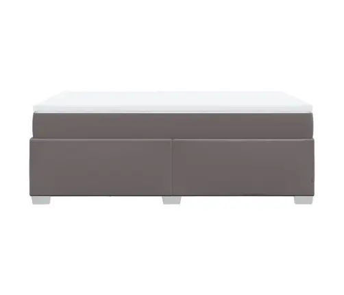 Kontinentaalvoodi Madratsiga, Hall, 120 X 190 cm Kunstnahk