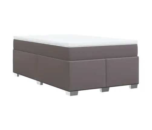 Kontinentaalvoodi Madratsiga, Hall, 120 X 190 cm Kunstnahk