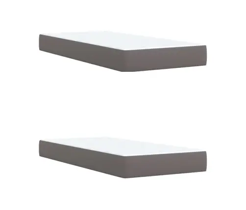 Kontinentaalvoodi Madratsiga, Hall, 200X200 cm Kunstnahk