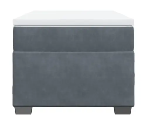 Kontinentaalvoodi Madratsiga, Tumehall, 100X200 cm Samet