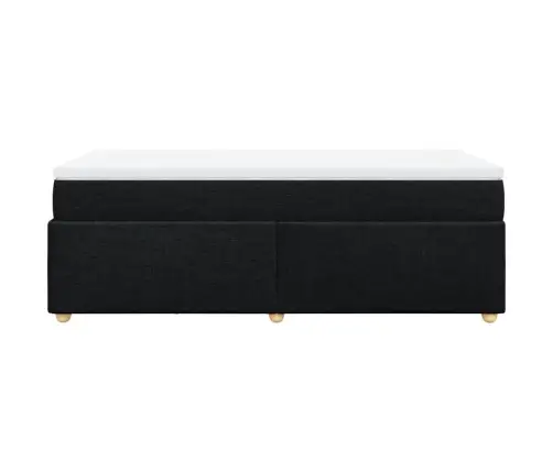 Kontinentaalvoodi Madratsiga, Must, 80X200 cm Kangas