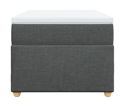 Kontinentaalvoodi Madratsiga, Tumehall, 90X200 cm Kangas