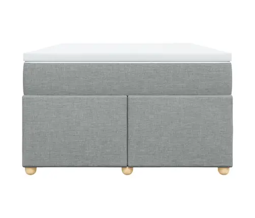 Kontinentaalvoodi Madratsiga, Helehall, 120 X 190 cm Kangas