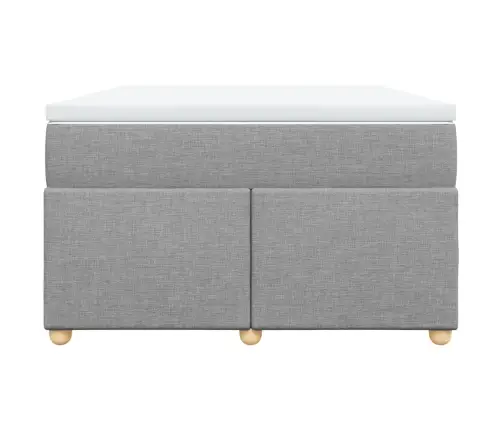 Kontinentaalvoodi Madratsiga, Helehall, 120X200 cm Kangas