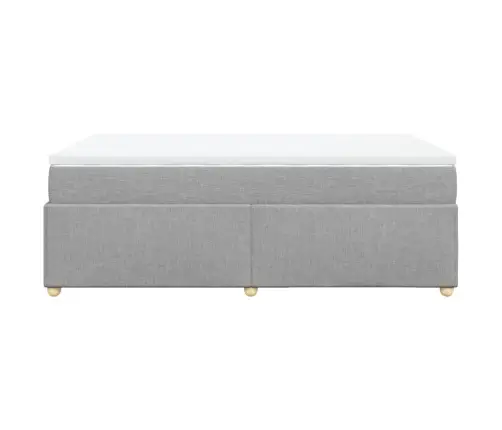 Kontinentaalvoodi Madratsiga, Helehall, 120X200 cm Kangas