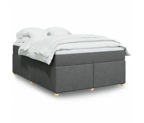 Kontinentaalvoodi Madratsiga, Tumehall, 160X200 cm Kangas