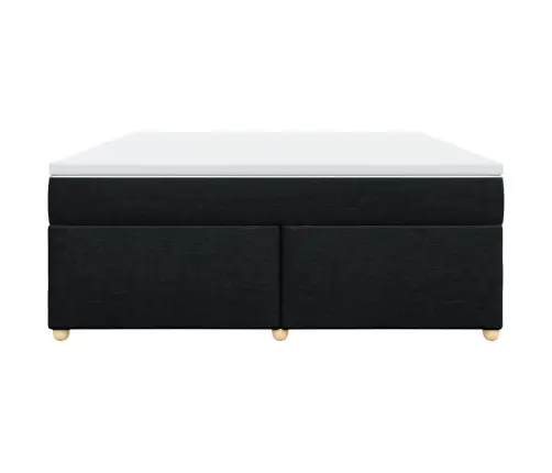 Kontinentaalvoodi Madratsiga, Must, 180X200 cm Kangas