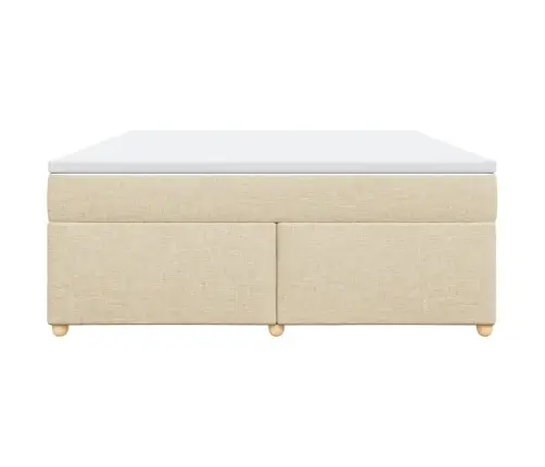 Kontinentaalvoodi Madratsiga, Kreemjas, 180X200 cm Kangas
