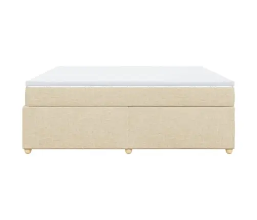 Kontinentaalvoodi Madratsiga, Kreemjas, 180X200 cm Kangas