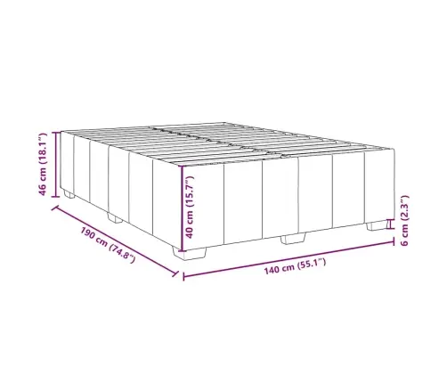 Kontinentaalvoodi Madratsiga, Kreemjas, 140X190 cm Kangas