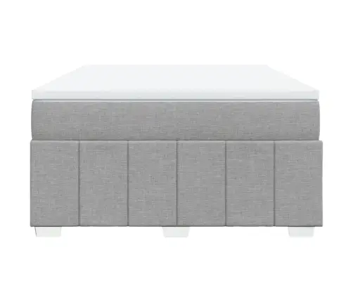 Kontinentaalvoodi Madratsiga, Helehall, 140X200 cm Kangas