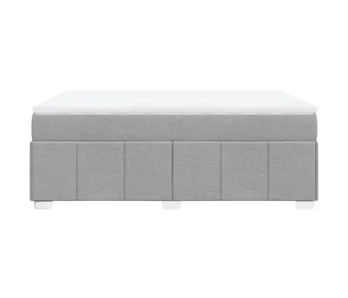 Kontinentaalvoodi Madratsiga, Helehall, 140X200 cm Kangas