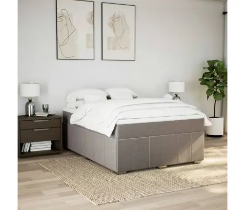 Kontinentaalvoodi Madratsiga, Pruunikashall, 140X200 cm Kangas