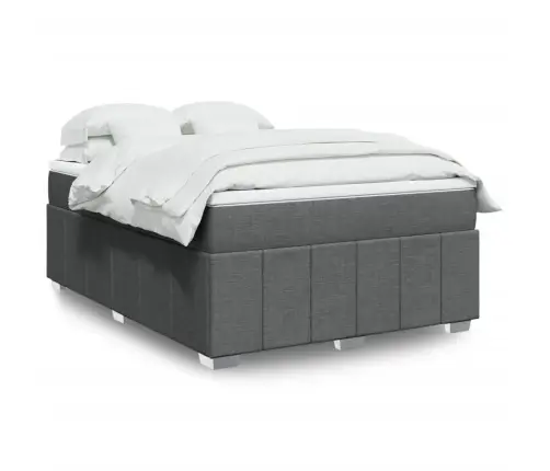 Kontinentaalvoodi Madratsiga, Tumehall, 160X200 cm Kangas