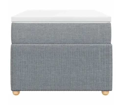 Kontinentaalvoodi Madratsiga, Helehall, 90X190 cm Kangas