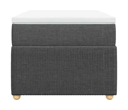 Lova Su Spyruoklėmis Ir Čiužiniu,Tamsiai Pilka,90X190cmAudinys