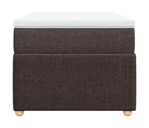 Lova Su Spyruoklėmis Ir Čiužiniu, Ruda, 90X190 cm Audinys