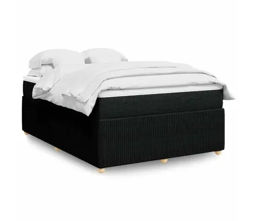 Kontinentaalvoodi Madratsiga,Must, 140X190 cm Kangas