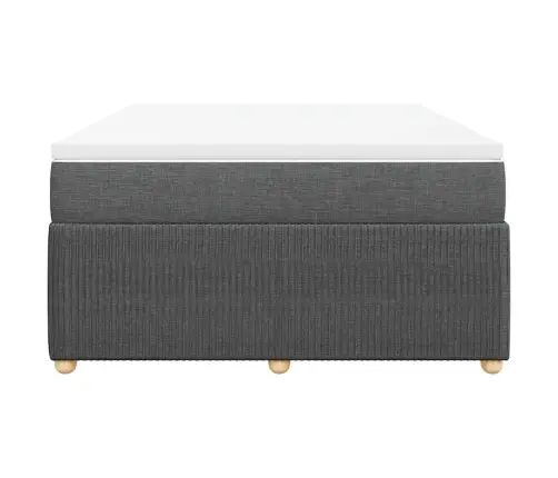 Kontinentaalvoodi Madratsiga, Tumehall, 140X200 cm Kangas