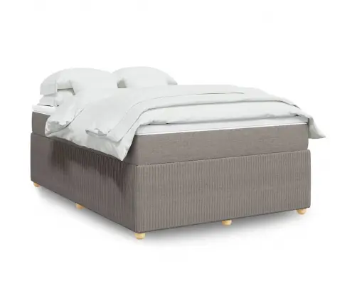 Kontinentaalvoodi Madratsiga, Pruunikashall, 140X200 cm Kangas