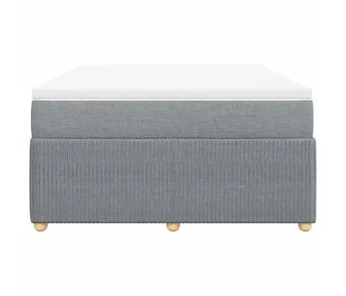 Kontinentaalvoodi Madratsiga, Helehall, 160X200 cm Kangas