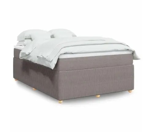 Kontinentaalvoodi Madratsiga, Pruunikashall, 160X200 cm Kangas