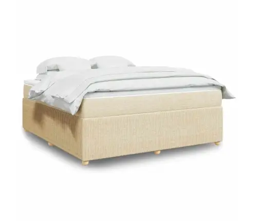 Kontinentaalvoodi Madratsiga, Kreemjas, 180X200 cm Kangas