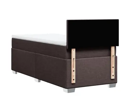 Kontinentaalvoodi Madratsiga, Tumepruun, 90X200 cm Kangas