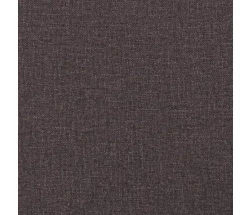 Atsperu Gultas Rāmis Ar Matraci, Tumši Brūna, 100X200Cm, Audums Vidaxl