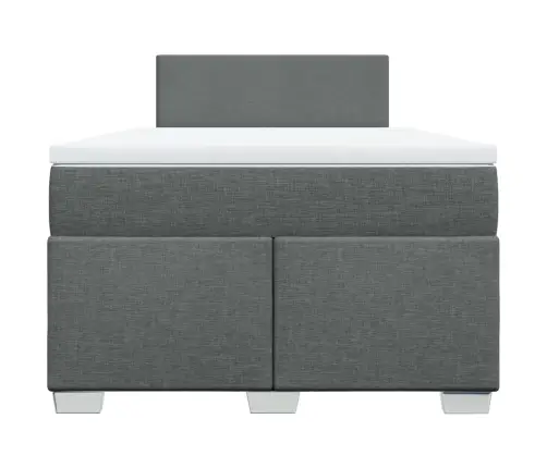 Kontinentaalvoodi Madratsiga, Tumehall, 120 X 190 cm Kangas