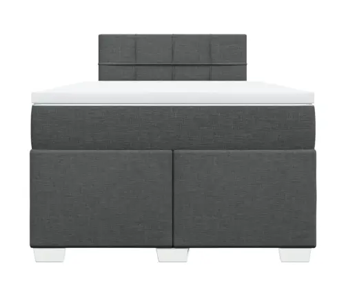 Kontinentaalvoodi Madratsiga, Tumehall, 120X200 cm Kangas