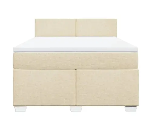 Kontinentaalvoodi Madratsiga, Kreemjas, 140X200 cm Kangas