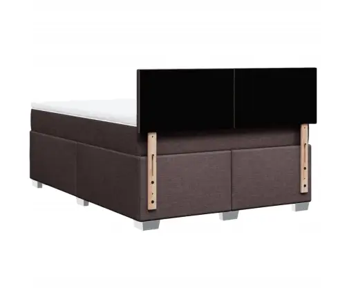 Kontinentaalvoodi Madratsiga, Tumepruun, 160X200 cm Kangas