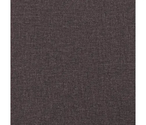 Atsperu Gultas Rāmis Ar Matraci, Tumši Brūna, 200X200Cm, Audums Vidaxl