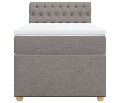 Kontinentaalvoodi Madratsiga, Pruunikashall, 90X200 cm Kangas