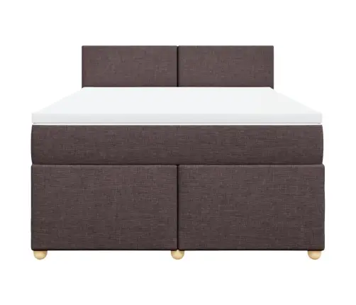 Kontinentaalvoodi Madratsiga, Tumepruun, 140X190 cm Kangas