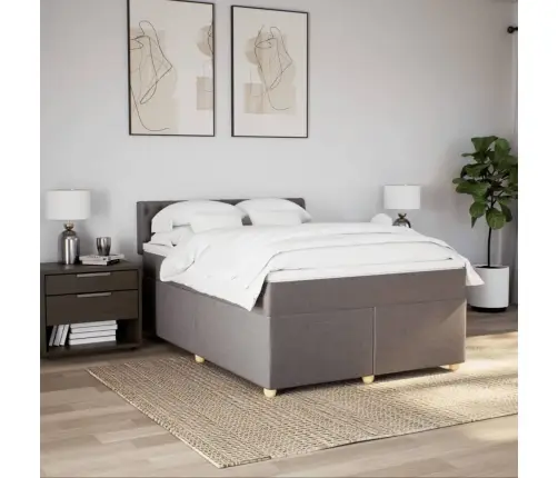 Kontinentaalvoodi Madratsiga, Pruunikashall, 140X200 cm Kangas