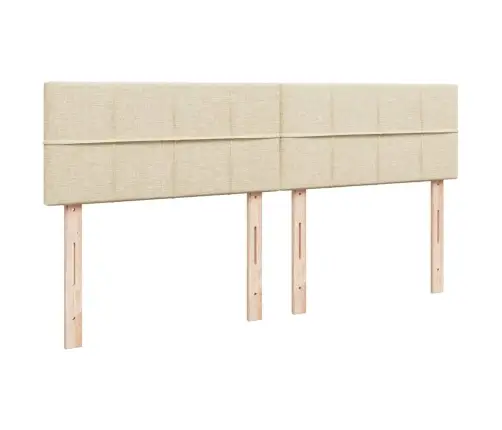 Kontinentaalvoodi Madratsiga, Kreemjas, 200X200 cm Kangas