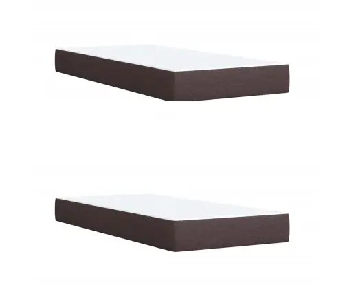 Kontinentaalvoodi Madratsiga, Tumepruun, 200X200 cm Kangas