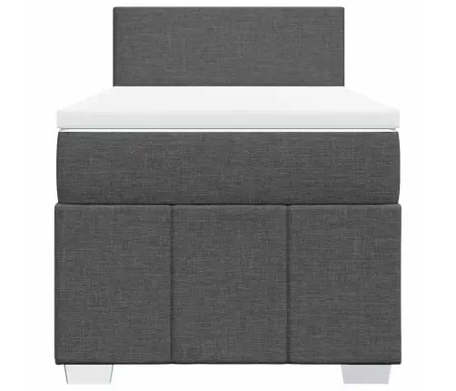 Kontinentaalvoodi Madratsiga, Tumehall, 80X200 cm Kangas