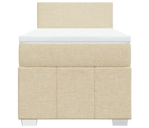 Kontinentaalvoodi Madratsiga, Kreemjas, 80X200 cm Kangas